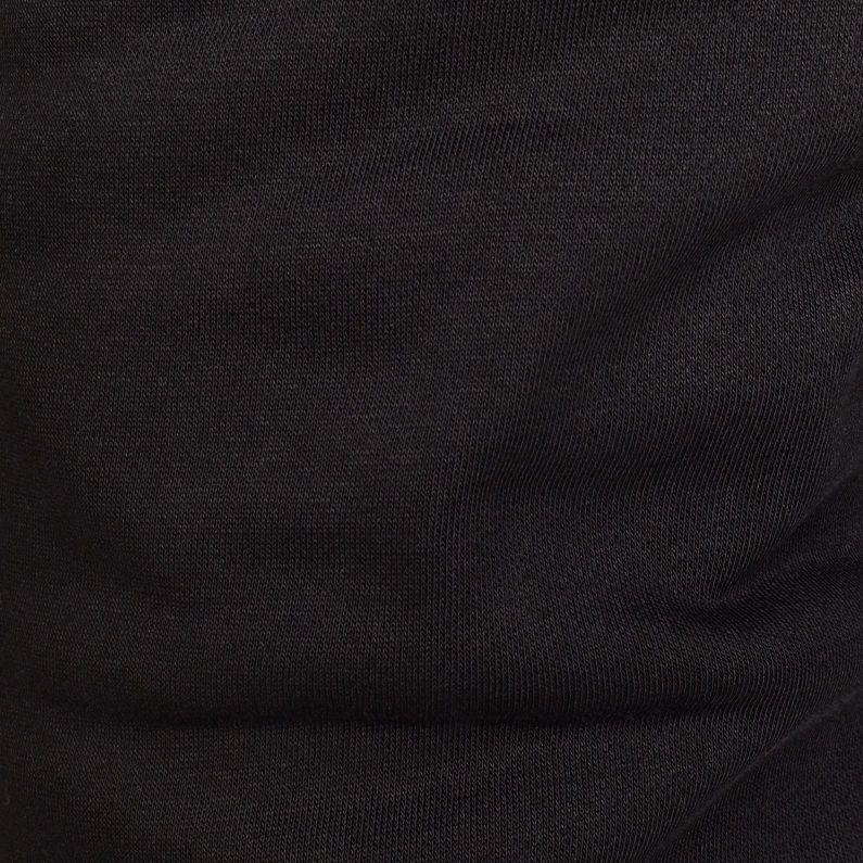 G-Star RAW® Motac-X Straight Tapered Sweatpants Zwart fabric shot