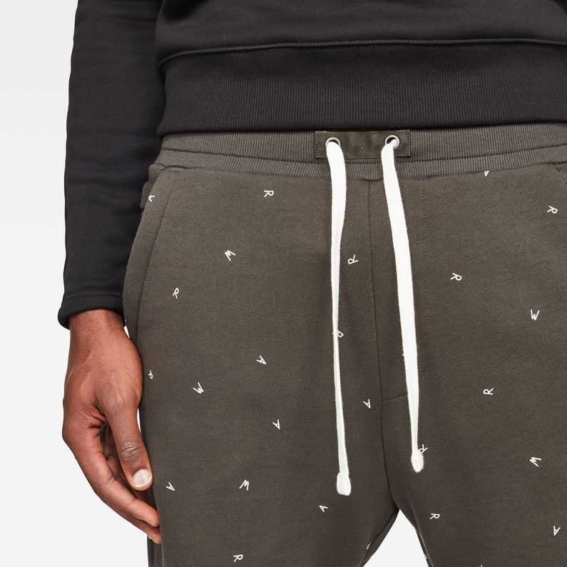 G-Star RAW® 5622 US All-Over-Print Sweat Pants detail shot