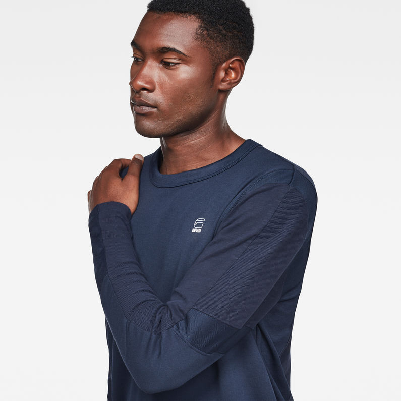 G-Star RAW® Motac Dc T-Shirt Azul oscuro detail shot