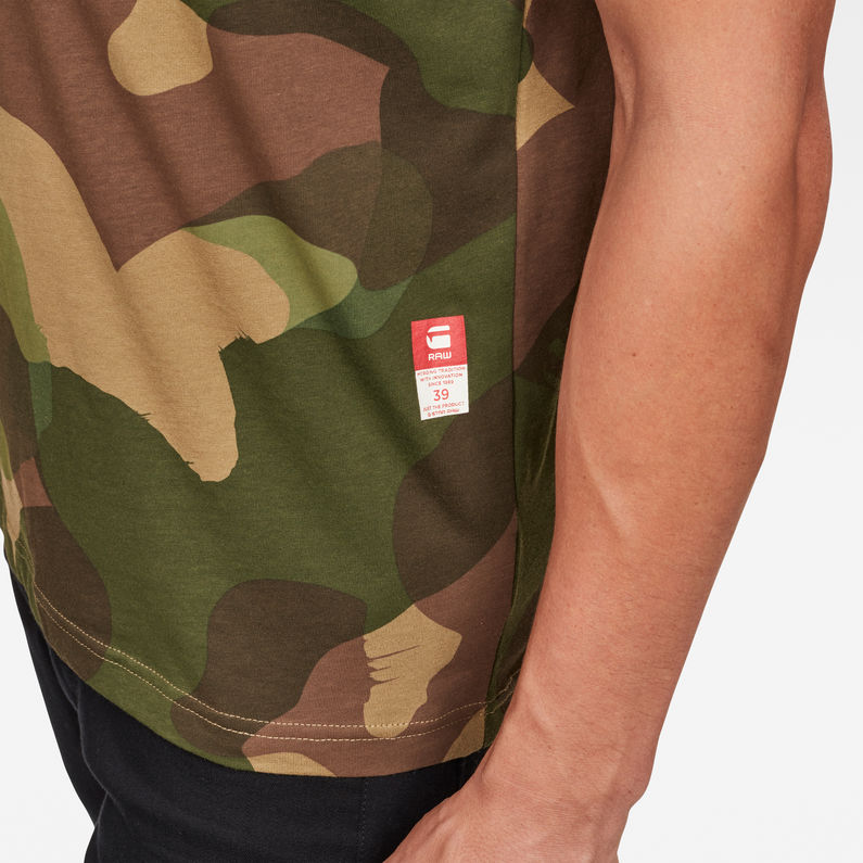 G-Star RAW® Graphic Mbc Regular T-Shirt Beige detail shot
