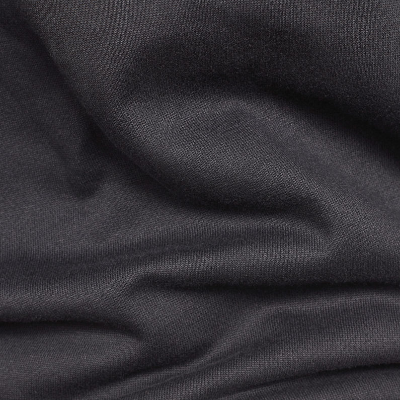G-Star RAW® Manes Raglan Hooded Zip Sweat Black fabric shot