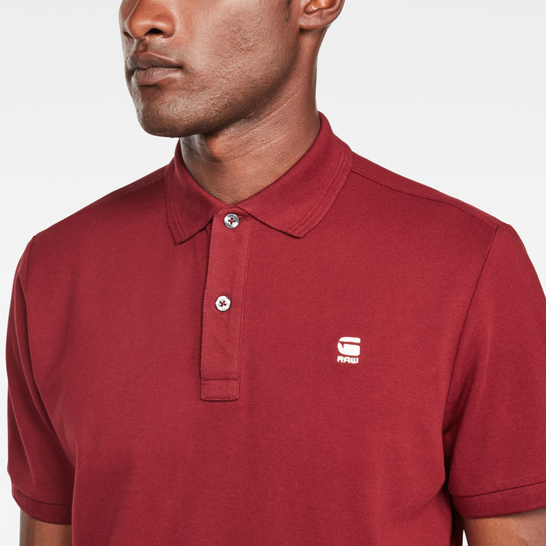 G-Star RAW® Dunda Slim Polo Rouge