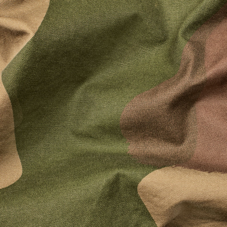 G-STAR® Vodan Teddy Padded Field Jacket Beige fabric shot