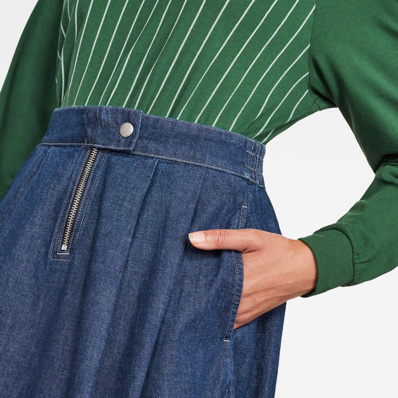 g star raw denim skirt