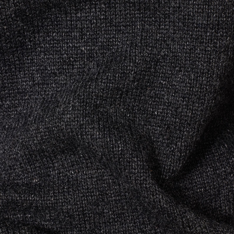 G-STAR® Leyla Turtle Knit Grey fabric shot