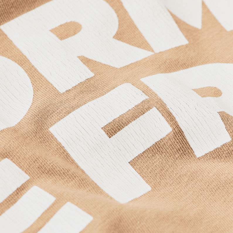 G-Star RAW® Graphic 5 Pocket T-Shirt Brun