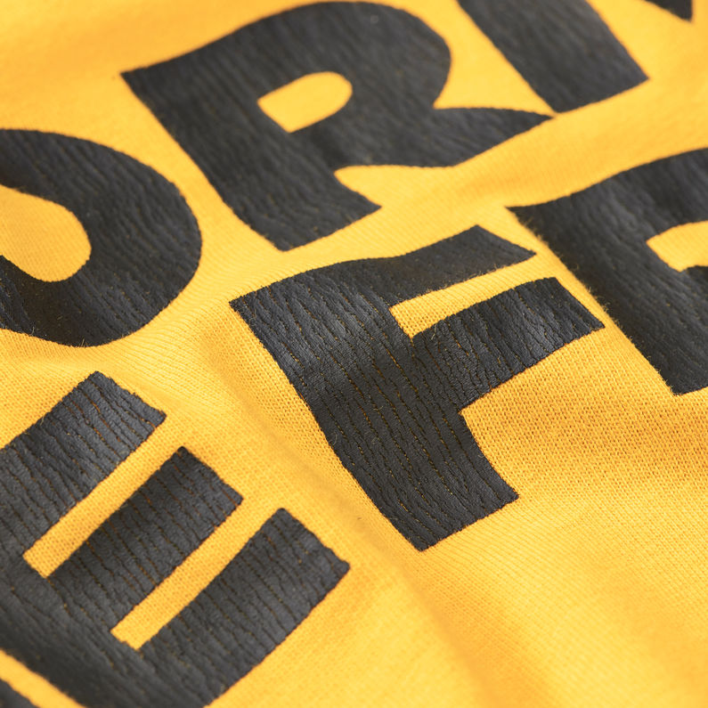 G-Star RAW® Graphic 5 Pocket T-Shirt Jaune