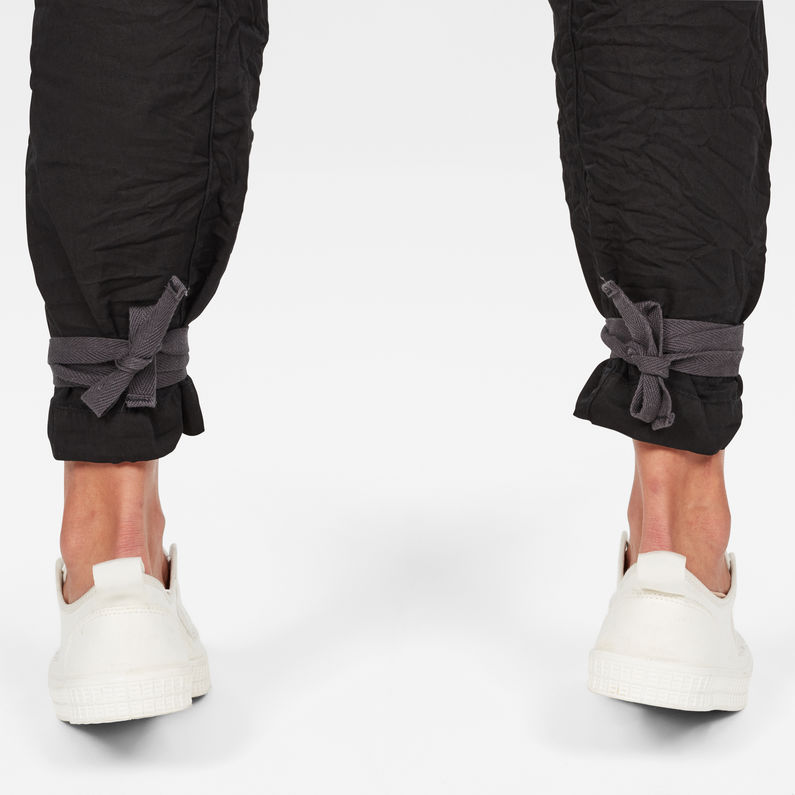 G-STAR® Army Radar Strap Relaxed Pant Black detail shot