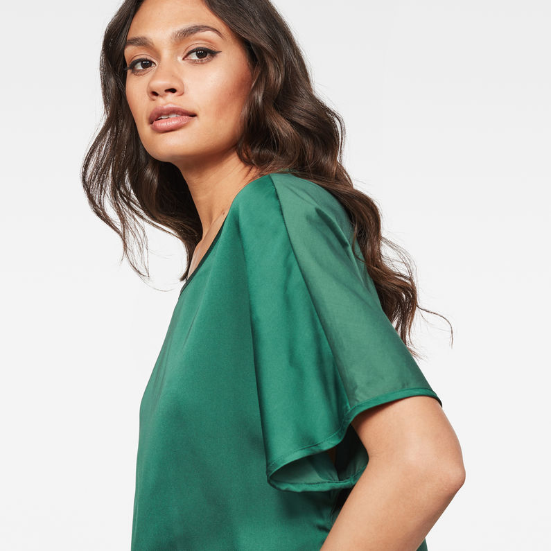 G-Star RAW® Collyde Woven Tee Green