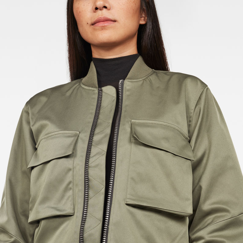 G-Star RAW® Vodan Cropped Bomber Vert detail shot