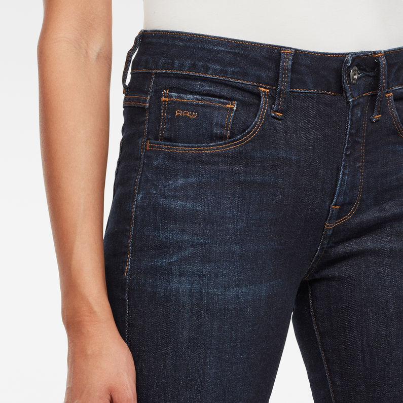 G-STAR® 3301 Bootcut Jeans Donkerblauw