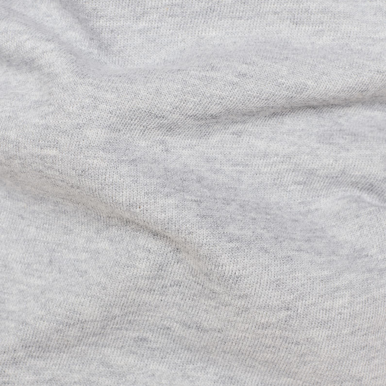 G-Star RAW® Reffit Long Hooded Boyfriend Sweater Grey fabric shot