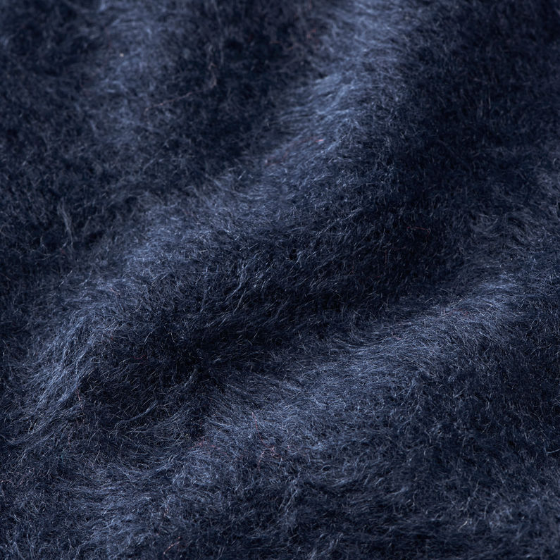 G-Star RAW® Yiasa Beanie Bleu foncé fabric shot