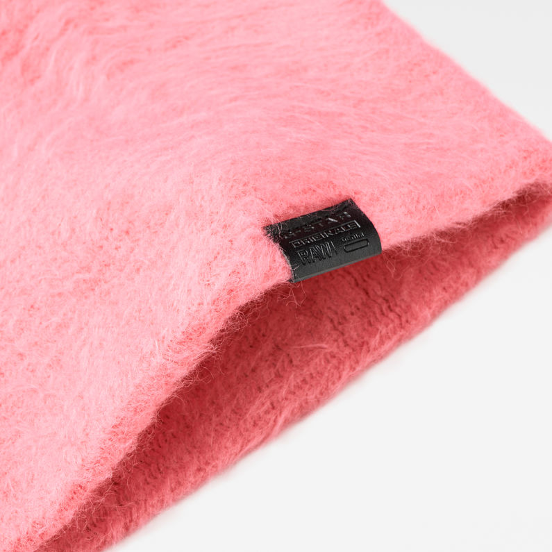 G-STAR® Yiasa Beanie Roze detail shot buckle
