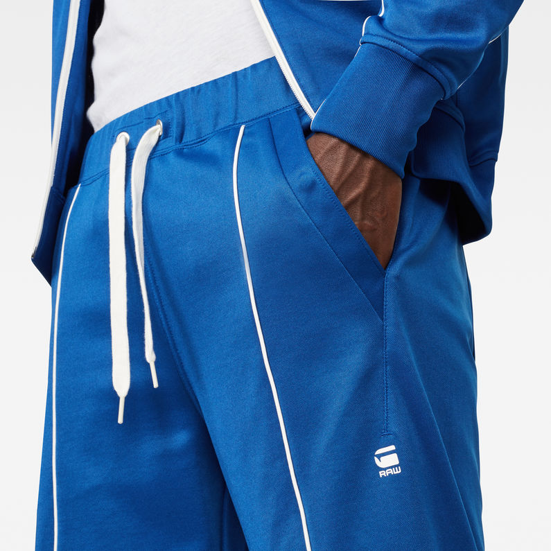 G-Star RAW® Lanc Straight Track Shorts Mittelblau detail shot