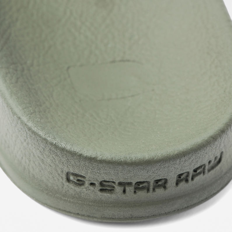 G-Star RAW® Cart slide II Green fabric shot