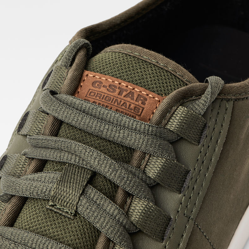 G-Star RAW® Rackam Scuba Sneakers Groen detail