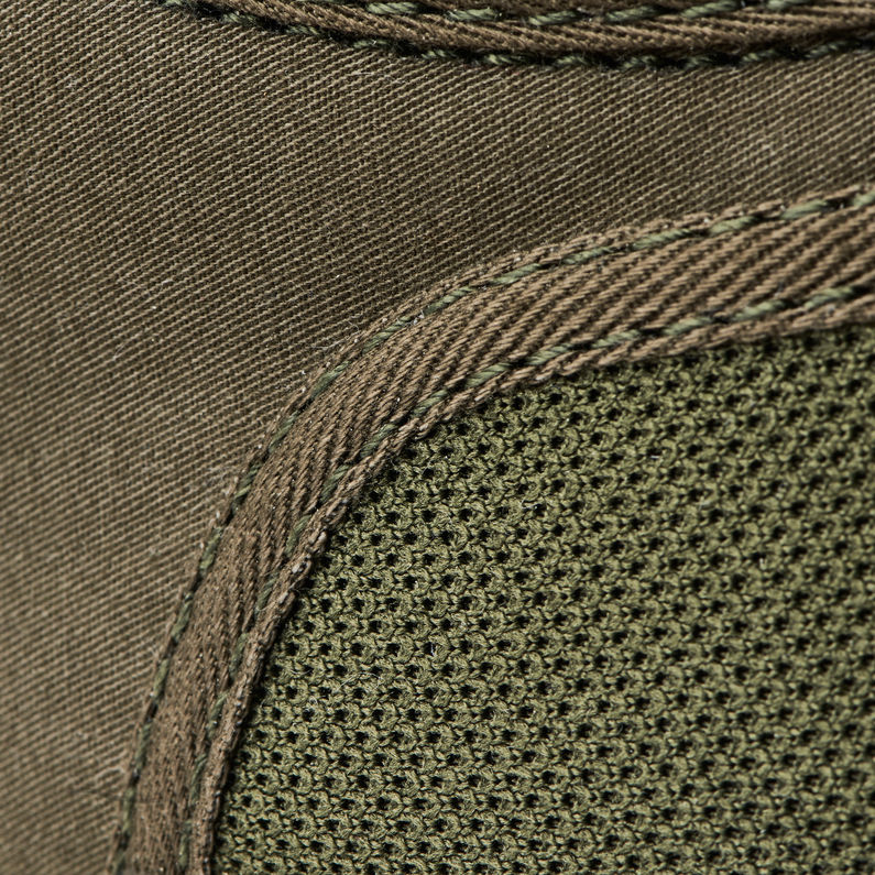 G-STAR® Rackam Scuba Sneakers Green fabric shot