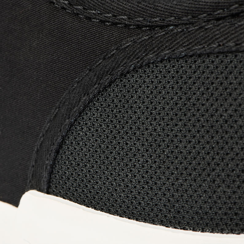 G-Star RAW® Rackam Scuba Mid Black fabric shot
