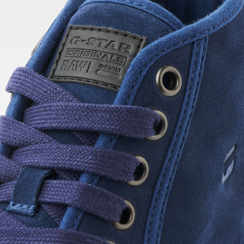 G-STAR® Rovulc Suede Mid Sneaker Medium blue detail