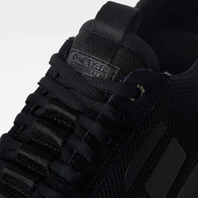 G-STAR® Rackam Rovic Sneaker Schwarz detail
