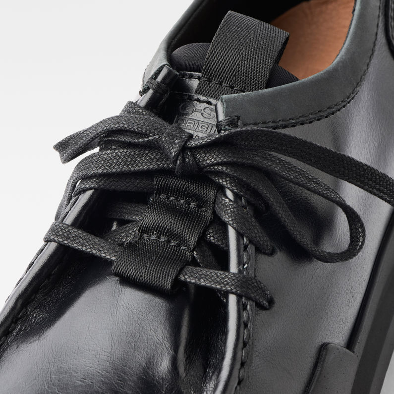 G-Star RAW® Rackam Wallabee shoes Zwart detail