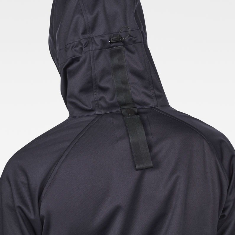 G-Star RAW® Meefic Hooded Overshirt Dark blue detail shot