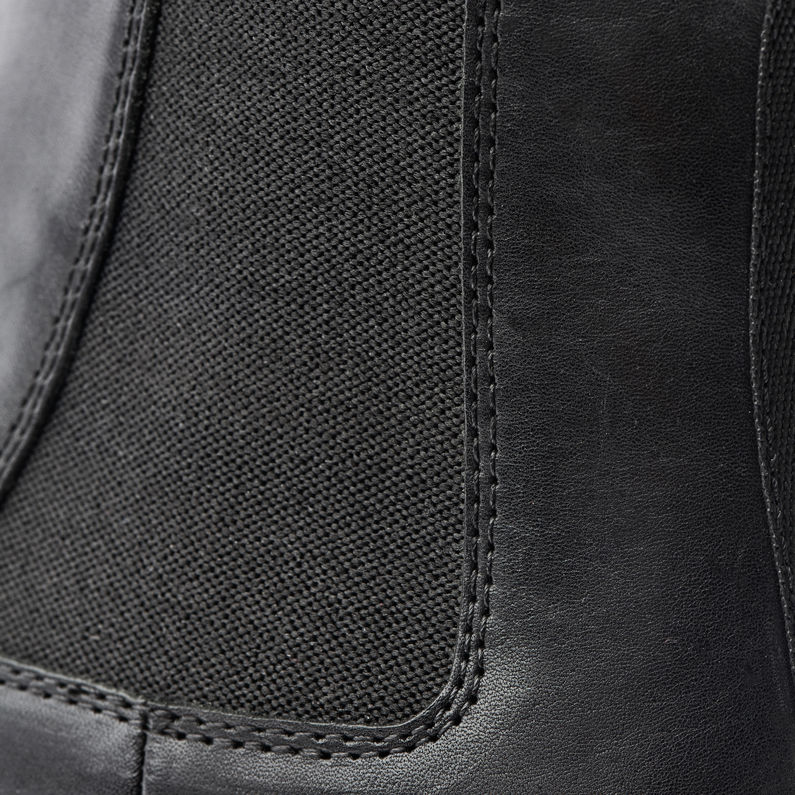 G-STAR® Rackam Chelsea Boot Black fabric shot