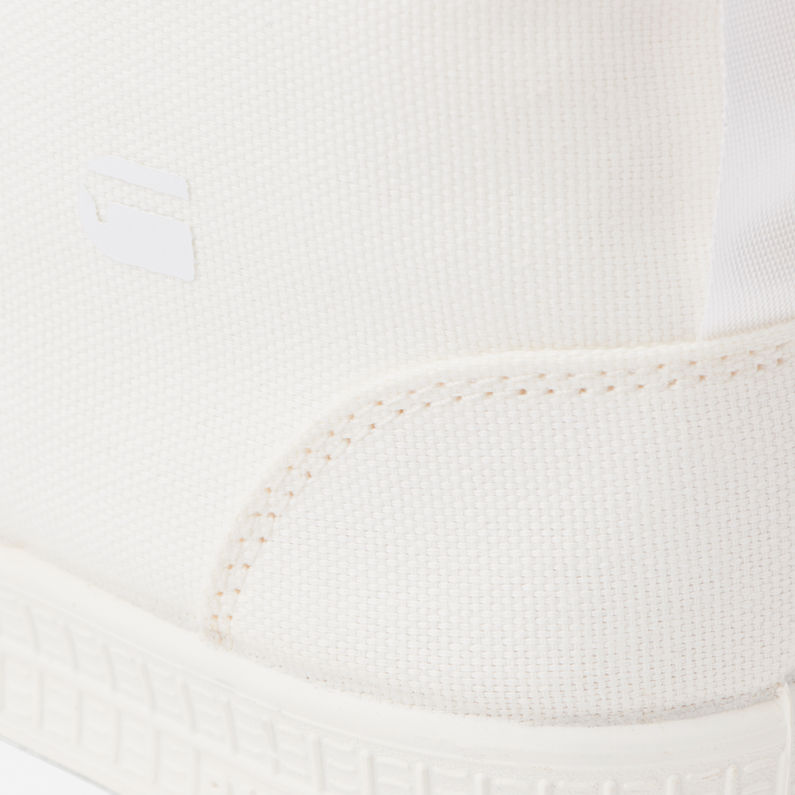 G-Star RAW® Rovulc Zip Mid Sneakers Beige fabric shot
