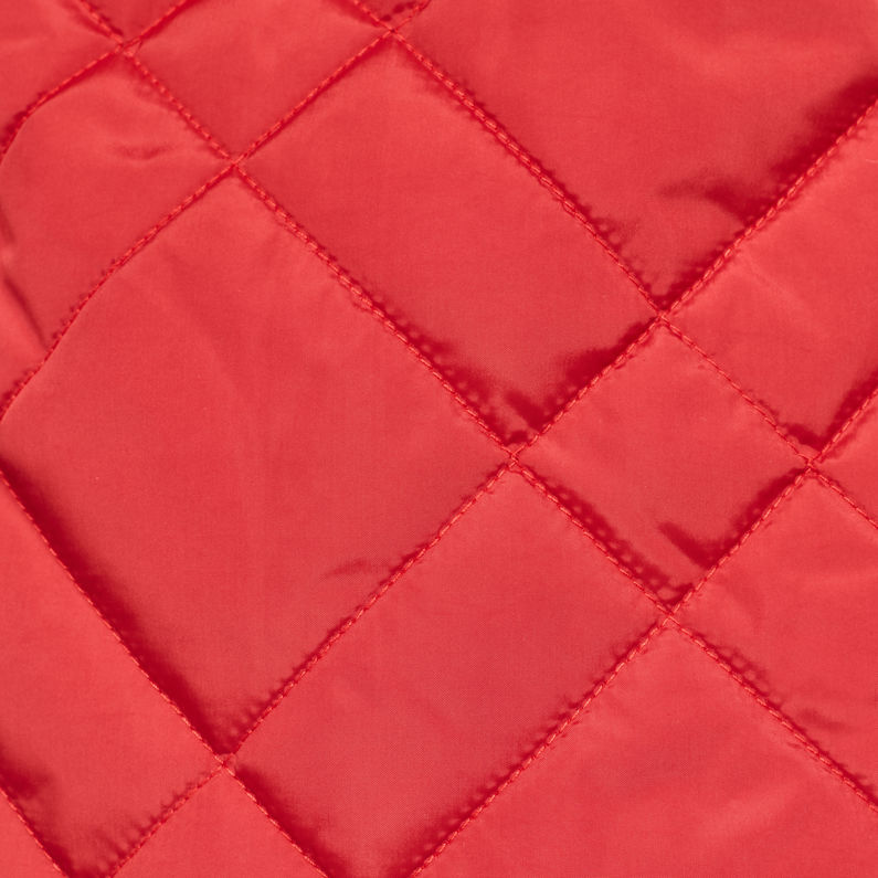 G-Star RAW® Blake Quilted Vest Red fabric shot