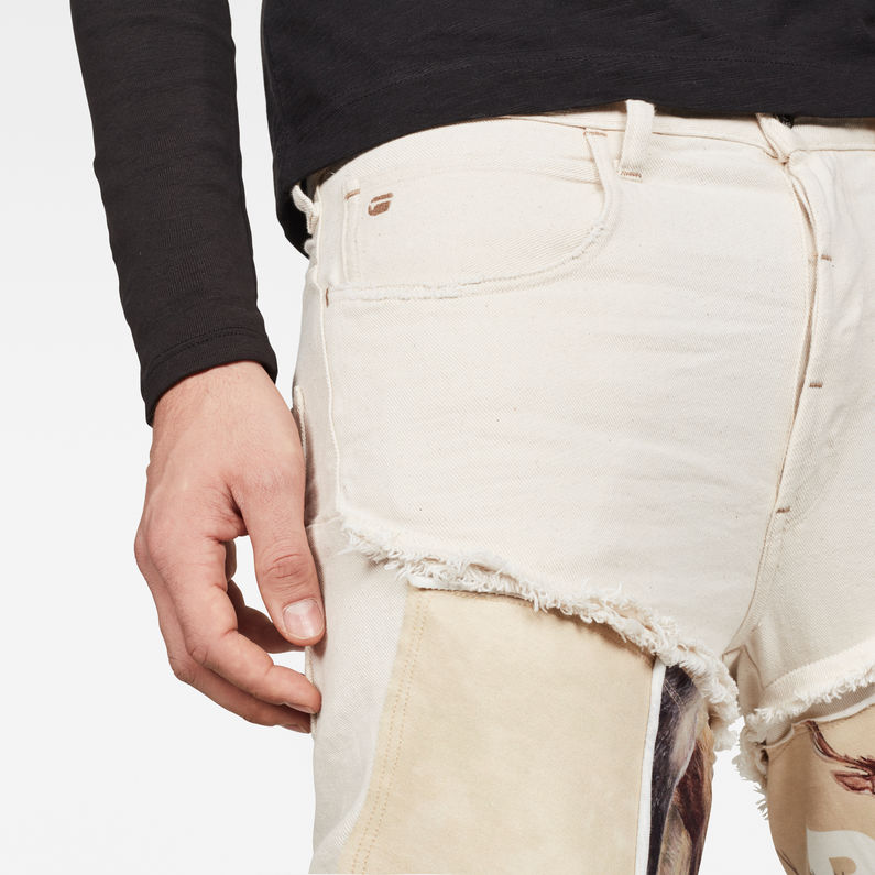 G-Star RAW® Spiraq RFTP Patches Earth 3D Slim Jeans Beige