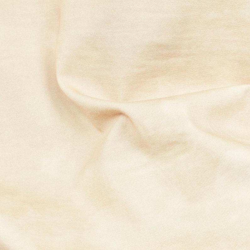 G-Star RAW® Cyrer Earth Loose T-Shirt Beige fabric shot