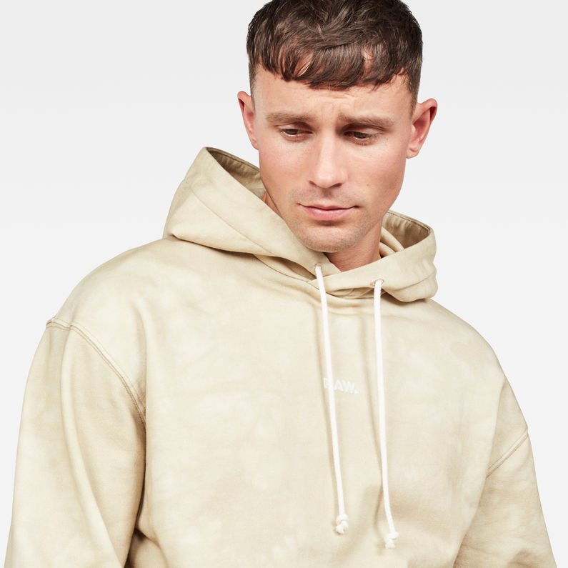 G-Star RAW® Cyrer Earth Hooded Sweat ベージュ detail shot