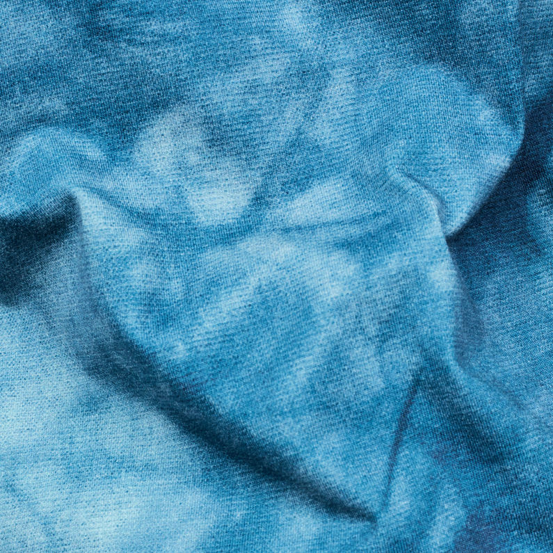 G-Star RAW® Cyrer Water Loose T-Shirt Medium blue fabric shot