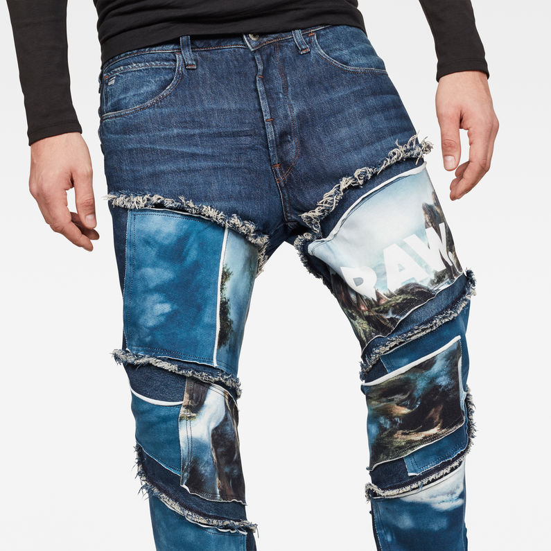G-Star RAW® Spiraq RFTP Patches Water 3D Slim Jeans Medium blue