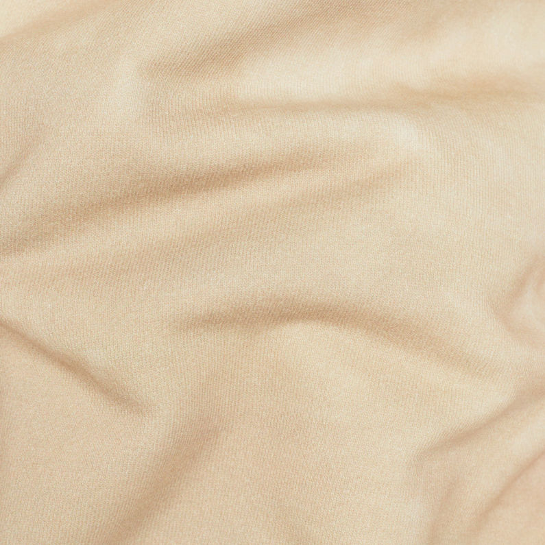 G-STAR® Cheiri Earth Hooded Sweat Beige fabric shot