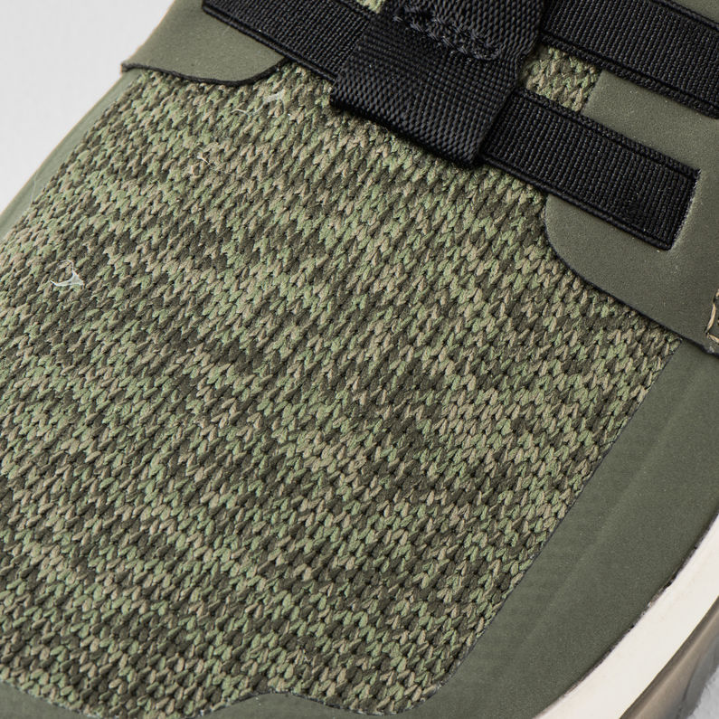 G-STAR® Rackam Deline Sneakers Verde fabric shot