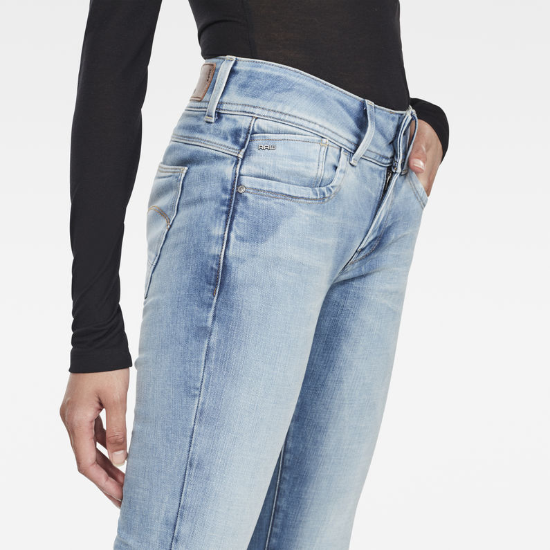 G-STAR® Lynn Mid Waist Skinny Jeans Lichtblauw