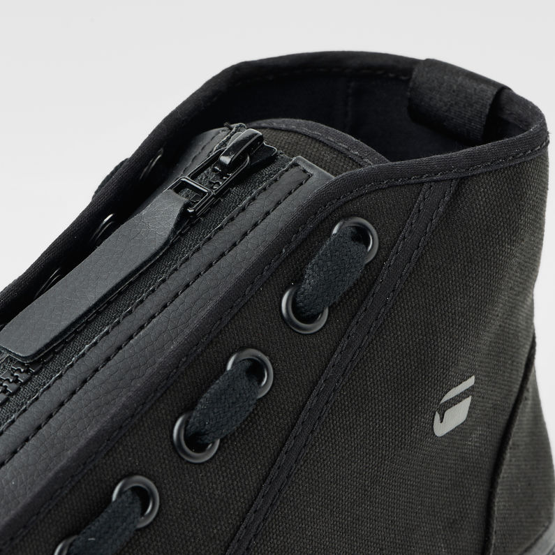 G-Star RAW® Rovulc Zip Mid Sneakers Black detail