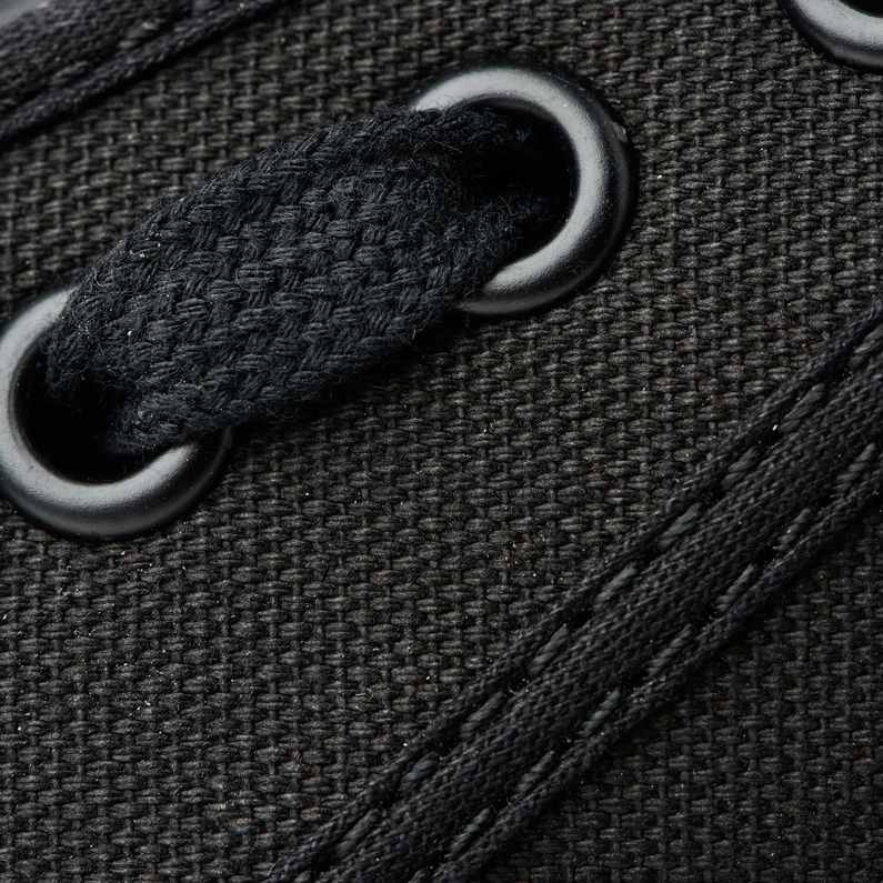 G-Star RAW® Rovulc Zip Mid Sneakers Black fabric shot