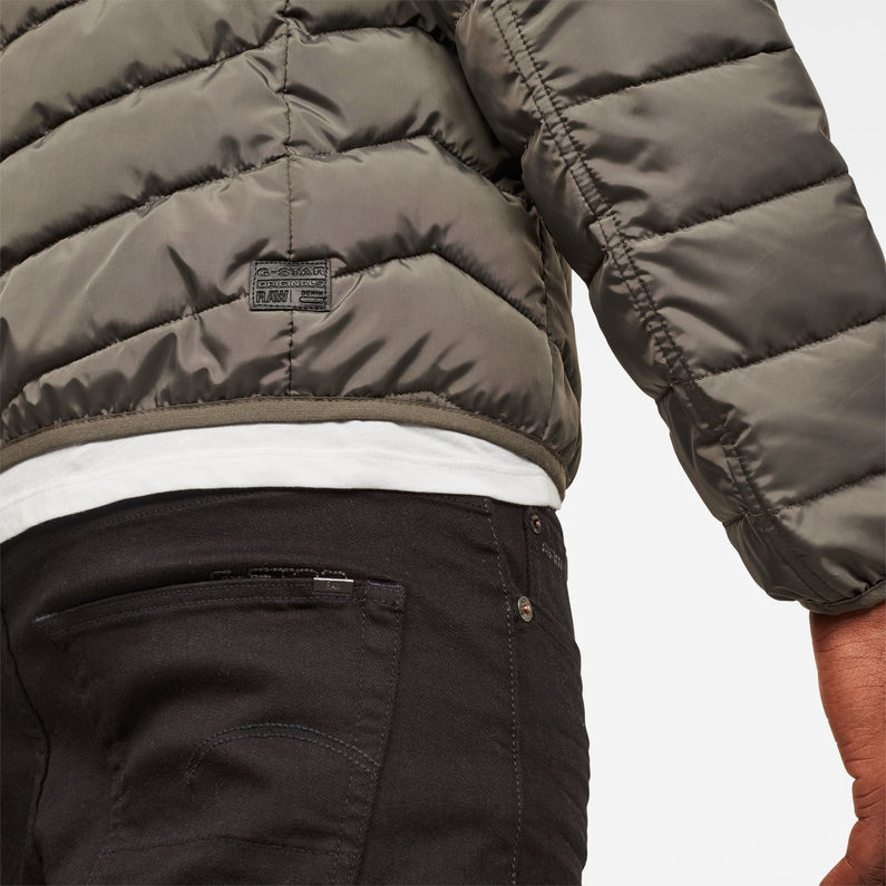 G-Star RAW® Attacc Quilted Jacket Grey detail shot