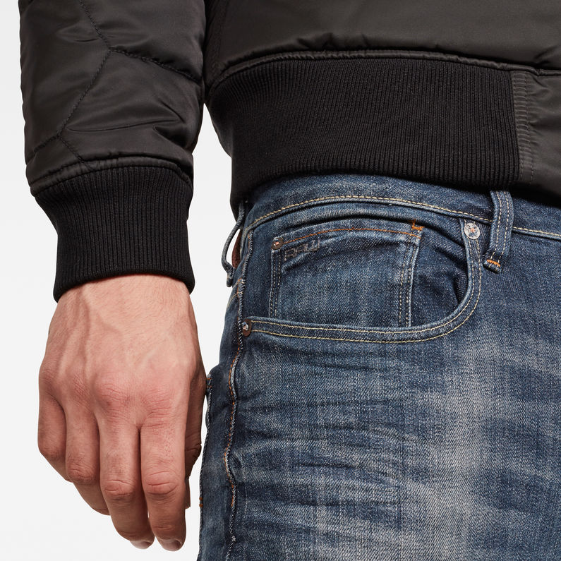 G-STAR® 3301 Slim Jeans Donkerblauw