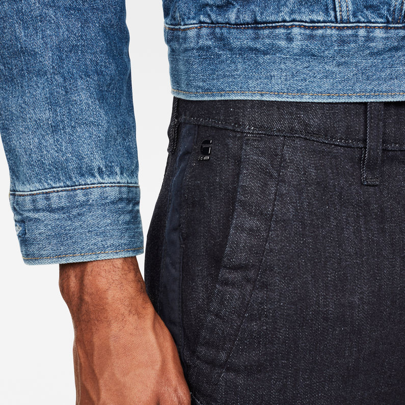 G-Star RAW® Bronson Tuxedo Slim Pants Dunkelblau detail shot