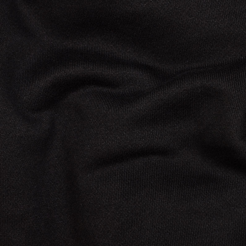 G-Star RAW® Chinese NY Slim Cropped Sweat Pant Black fabric shot