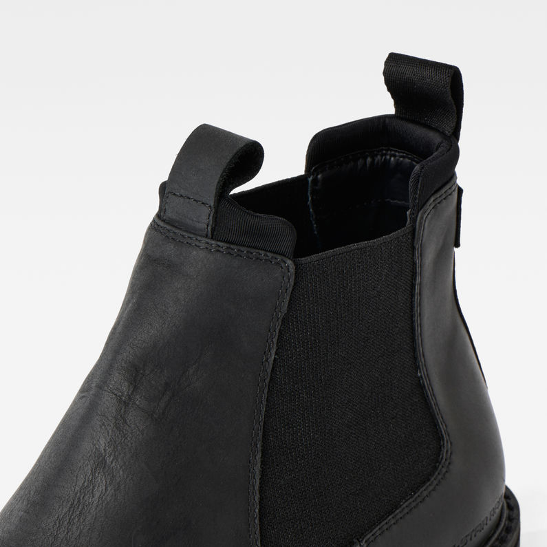 G-STAR® Core Chelsea Boots Schwarz detail