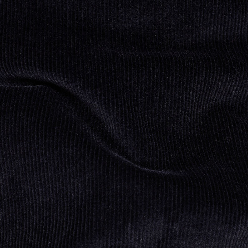 G-Star RAW® Type C Lumber Padded Pm Overshirt Bleu foncé fabric shot