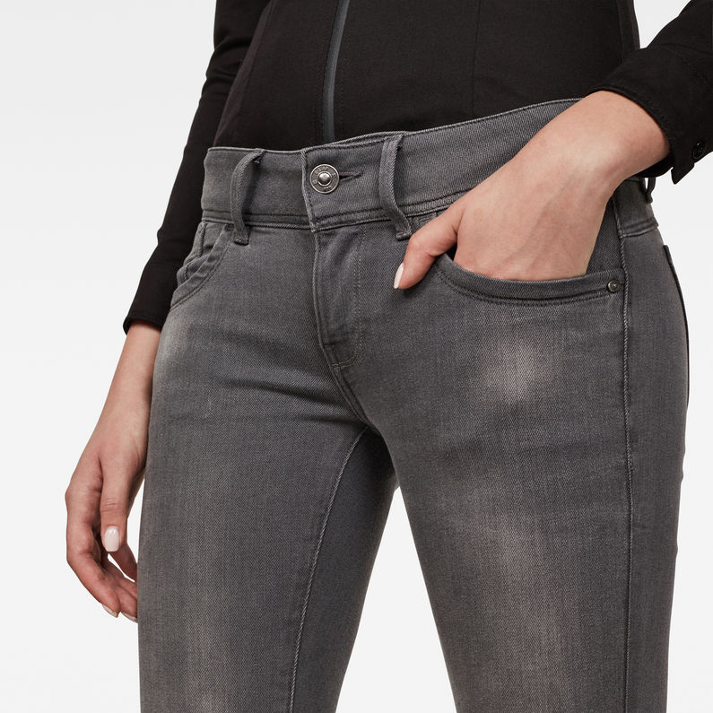 Lynn Mid Waist Skinny Jeans | Grey | G-Star RAW® US