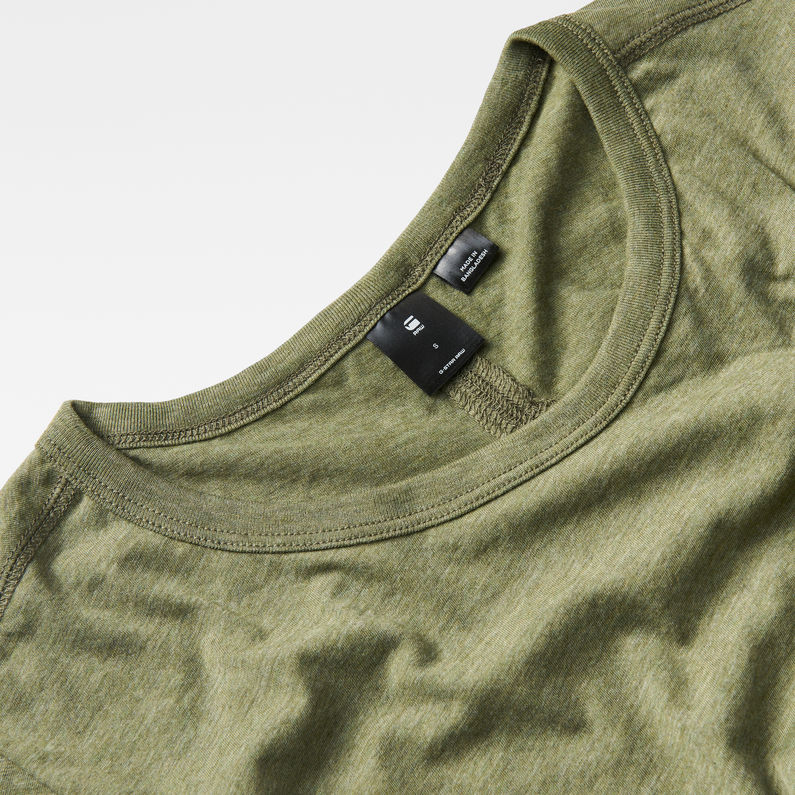 G-Star RAW® Sundu Knotted tshirt Green detail shot