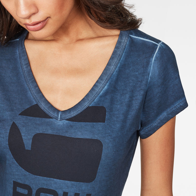 G-Star RAW® Suphe Slim T-Shirt Bleu foncé