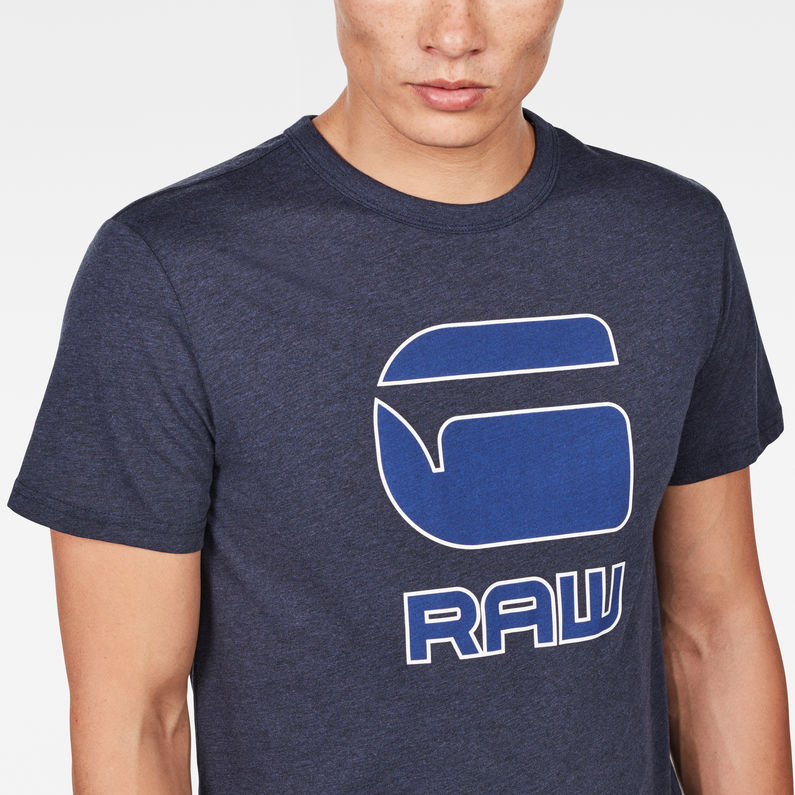 Cadulor T Shirt Sartho Blue Heather G Star Raw